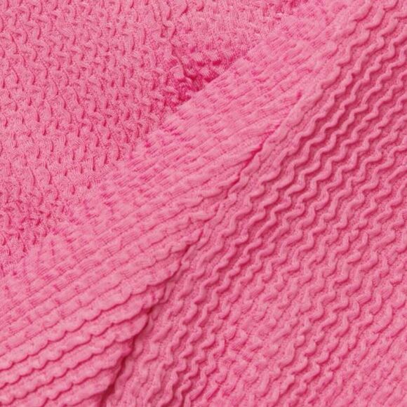 Veronica Beard Pink Salis One Piece Halter Swimsuit Size S Textured - Picture 4 of 14